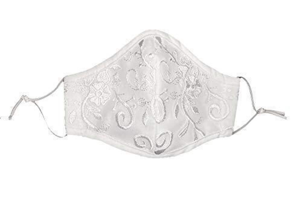 3915 Bride and Groom Face Mask Set - Bridal Wedding Masks - Made in USA